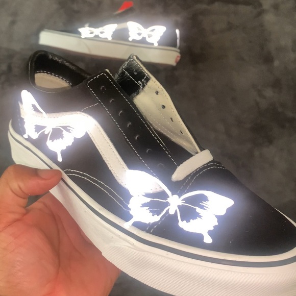 Reflective butterfly old school vans - Picture 4 of 9